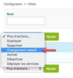Appliquer un modèle à un groupe d’hôte. Appliquer un modèle à un groupe d’hôte.