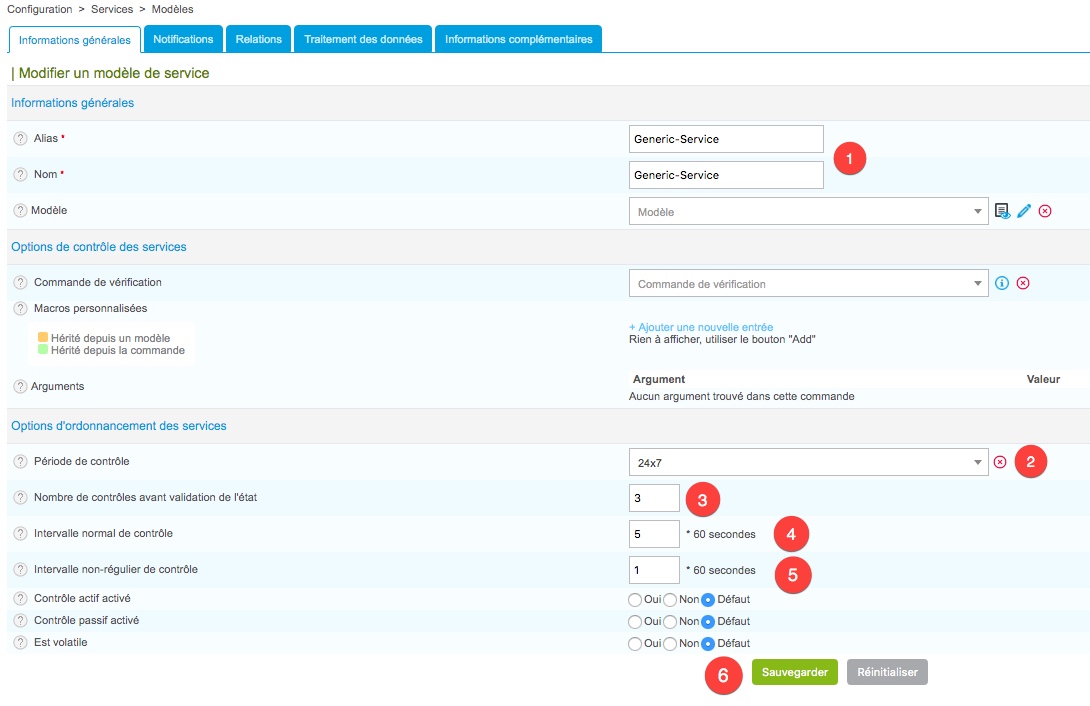 Création du modèle de service Generic-Service pour Centreon Création du modèle de service Generic-Service pour Centreon