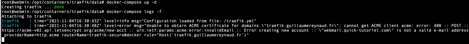 si vous souhaitez voir les logs pour faire du debugging ou pour vérifier que tout fonctionne correctement, vous pouvez utiliser la commande suivante : docker-compose logs -f si vous souhaitez voir les logs pour faire du debugging ou pour vérifier que tout fonctionne correctement, vous pouvez utiliser la commande suivante : docker-compose logs -f