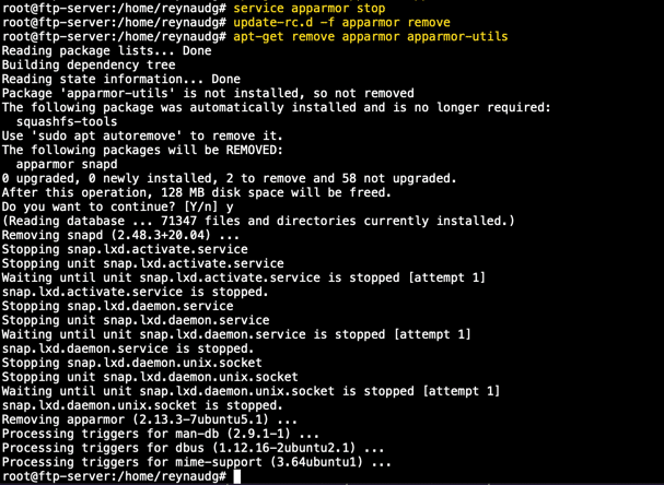 AppArmor est une extension de sécurité (similaire à SELinux) qui devrait fournir une sécurité étendue. A mon avis, vous n'en avez pas besoin pour configurer un système sécurisé AppArmor est une extension de sécurité (similaire à SELinux) qui devrait fournir une sécurité étendue. A mon avis, vous n'en avez pas besoin pour configurer un système sécurisé