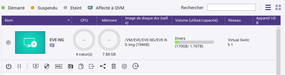 Vous n’avez plus qu’à démarrer votre VM pour débuter l’installation de EVE-NG. Vous n’avez plus qu’à démarrer votre VM pour débuter l’installation de EVE-NG.