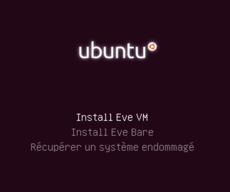 Les étapes de l'installation de EVE-NG Les étapes de l'installation de EVE-NG