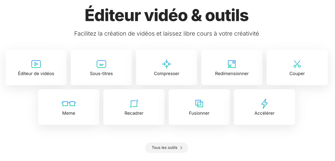 Clideo est un outil en ligne ultra-simple qui vous permet de fusionner plusieurs vidéos rapidement, sans installation. Clideo est un outil en ligne ultra-simple qui vous permet de fusionner plusieurs vidéos rapidement, sans installation.