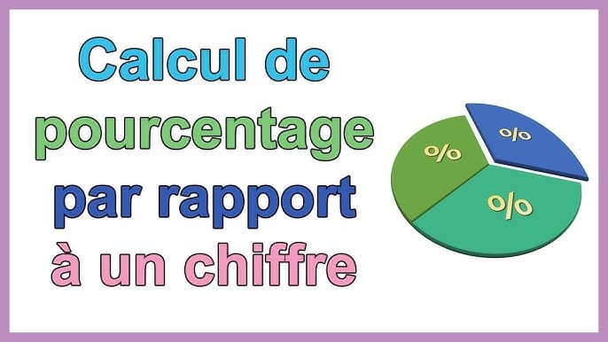 Comment trouver le pourcentage d’une valeur par rapport à une autre ?