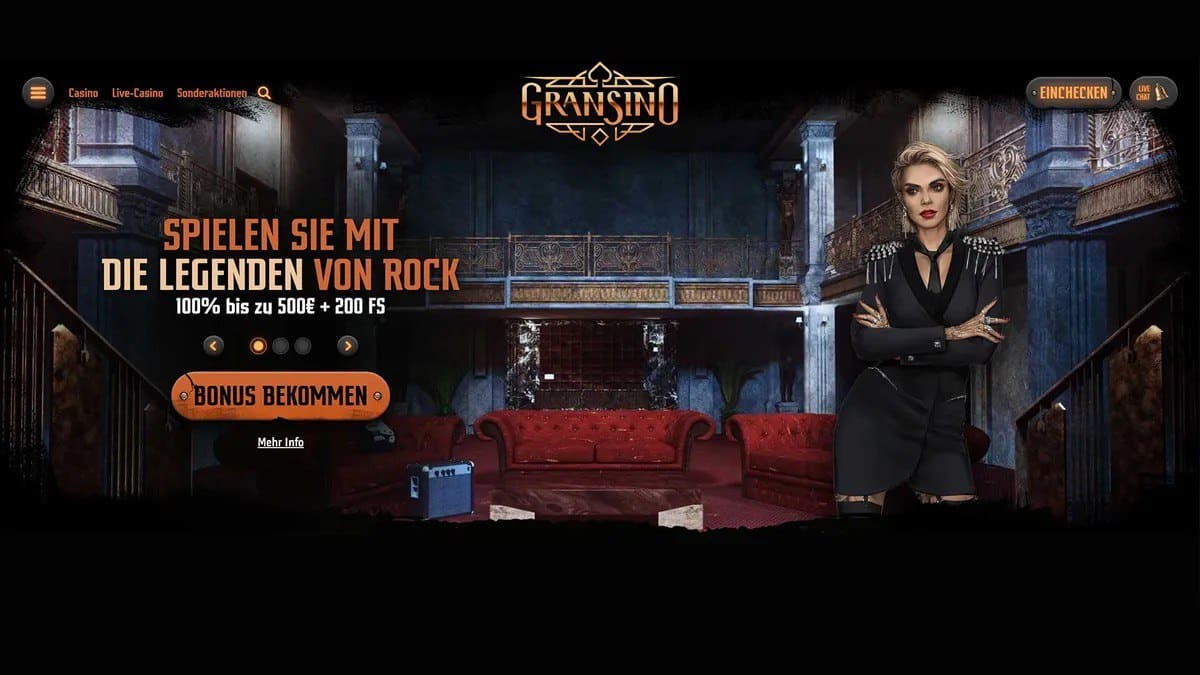 Gransino, en tant que casino en ligne, ne nécessite aucune application à télécharger, ce qui évite d’encombrer la mémoire du téléphone. Gransino, en tant que casino en ligne, ne nécessite aucune application à télécharger, ce qui évite d’encombrer la mémoire du téléphone.