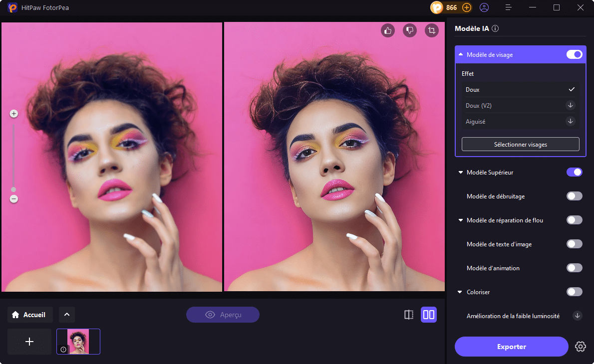 Amélioration de l’image par IA Cette fonctionnalité repose sur des algorithmes avancés de deep learning pour analyser et améliorer automatiquement la qualité de vos photos. Amélioration de l’image par IA Cette fonctionnalité repose sur des algorithmes avancés de deep learning pour analyser et améliorer automatiquement la qualité de vos photos.
