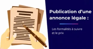 Quel journal pour les annonces légales ?