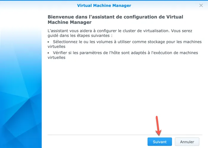 Lancer l'installateur Virtual Machine Manager Lancer l'installateur Virtual Machine Manager