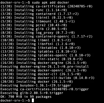 Mise à jour des dépôts APK après activation du dépôt community Alpine Linux Mise à jour des dépôts APK après activation du dépôt community Alpine Linux