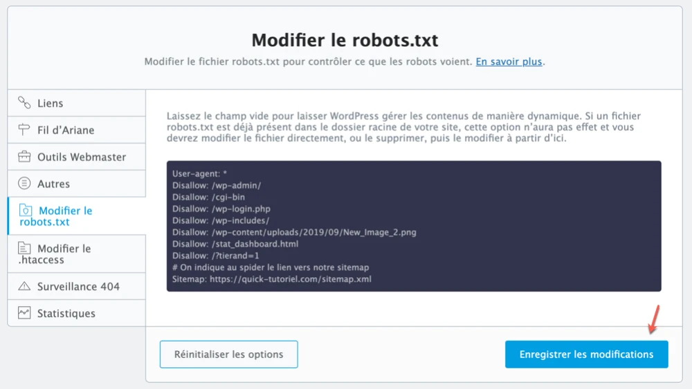 Utiliser Rank Math pour gérer votre fichier robots.txt