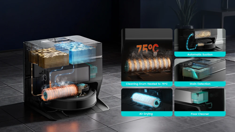 Comparaison entre le robot aspirateur laveur Lefant M5 Pro et M5 Max Comparaison entre le robot aspirateur laveur Lefant M5 Pro et M5 Max